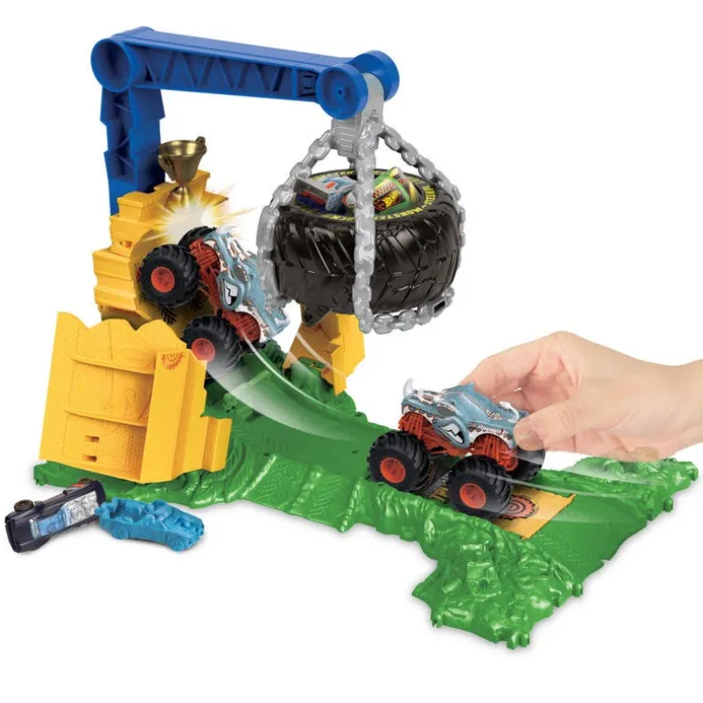 Hot Wheels Monster Truck Pista La Selva el Reto