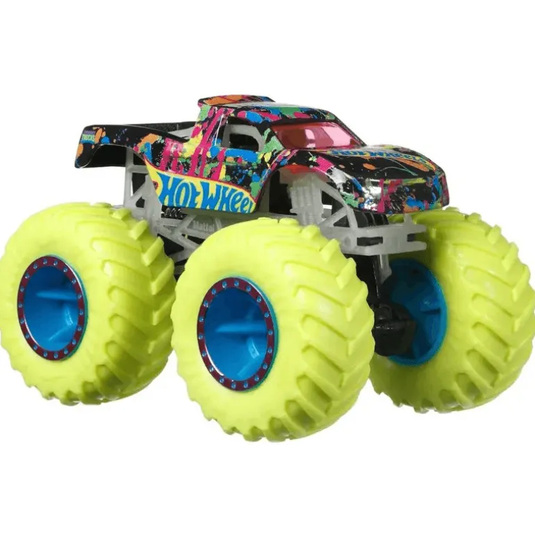 Hot Wheels Monster Truck Ruedas Amarillas