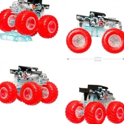 Hot Wheels Monster Truck Demolición Bone Shaker