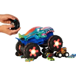 Hot Wheels Monster Truck Wrex a Control Remoto con Luces y Sonido
