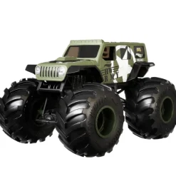 Hot Wheels Monster Truck Jeep Clear Escala 1:24