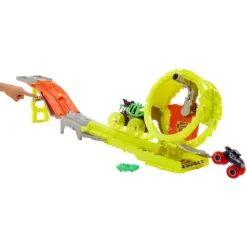 Hot Wheels Monster Truck Set de Pista Arena Energía de Demolición
