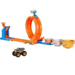 Hot Wheels Monster Trucks Competencia de Big Foot Giros JBX64