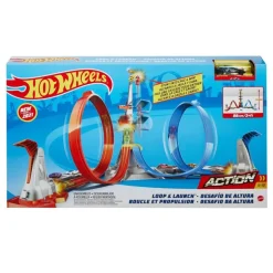 Hot Wheels Pista de Acrobacias Desafío de Altura