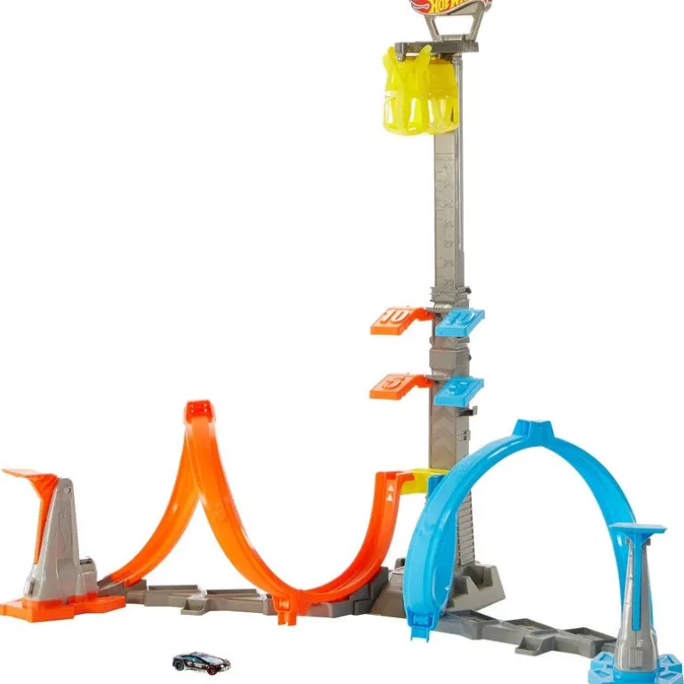Hot Wheels Pista de Acrobacias Desafío de Altura