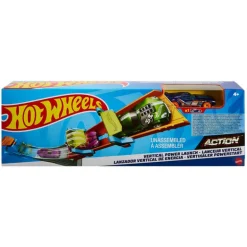 Hot Wheels Pista de Acrobacias con Lanzador y Auto de Carreras