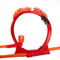 Hot Wheels Pista de Acrobacias de Fuego