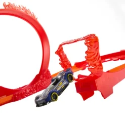 Hot Wheels Pista de Acrobacias de Fuego