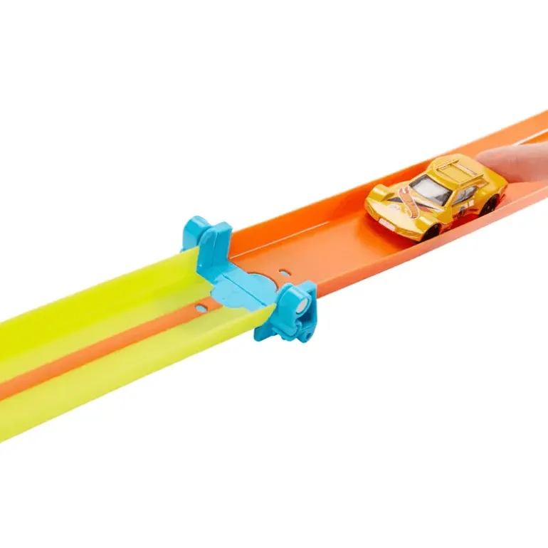 Hot Wheels Pista Track Builder Recta con Conectores