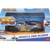 Hot Wheels Pull Back Speeders Muscle and Blown