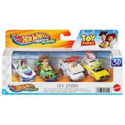 Hot Wheels RacerVerse Toy Story Paquete con 4 Personajes HKD30