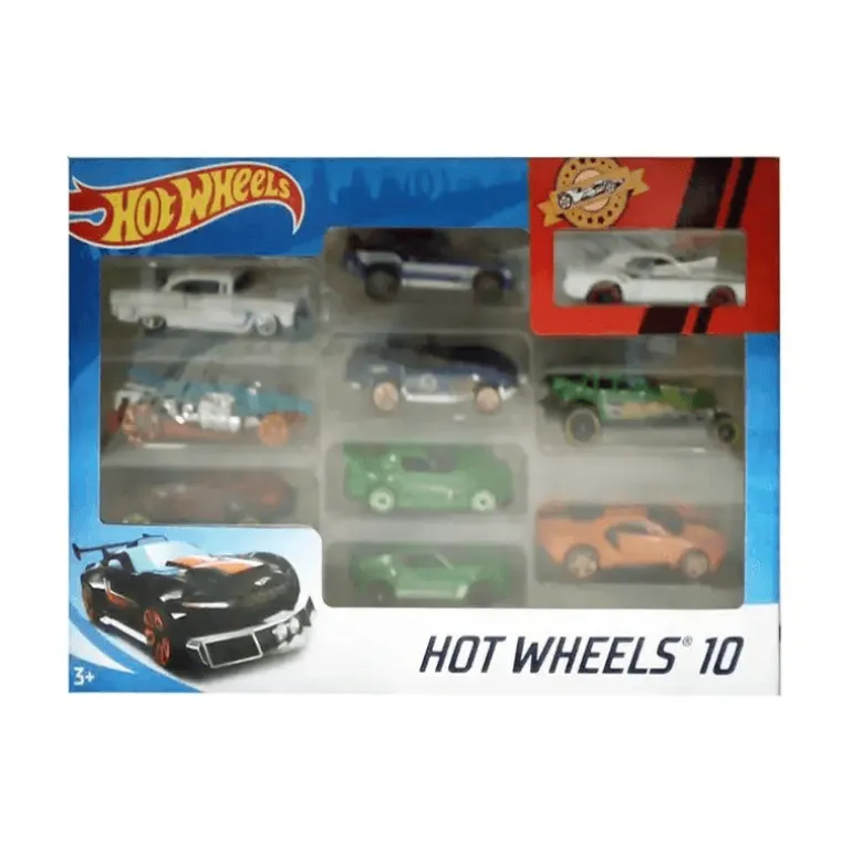 Hot Wheels Set de 10 coches