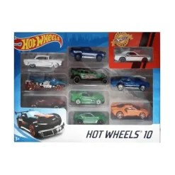 Hot Wheels Set de 10 coches-5