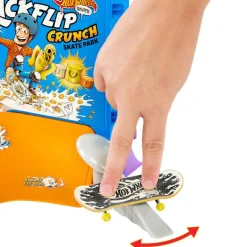 Hot Wheels Skate Park Bowl de Cereal Incluye Patineta y Sneakers