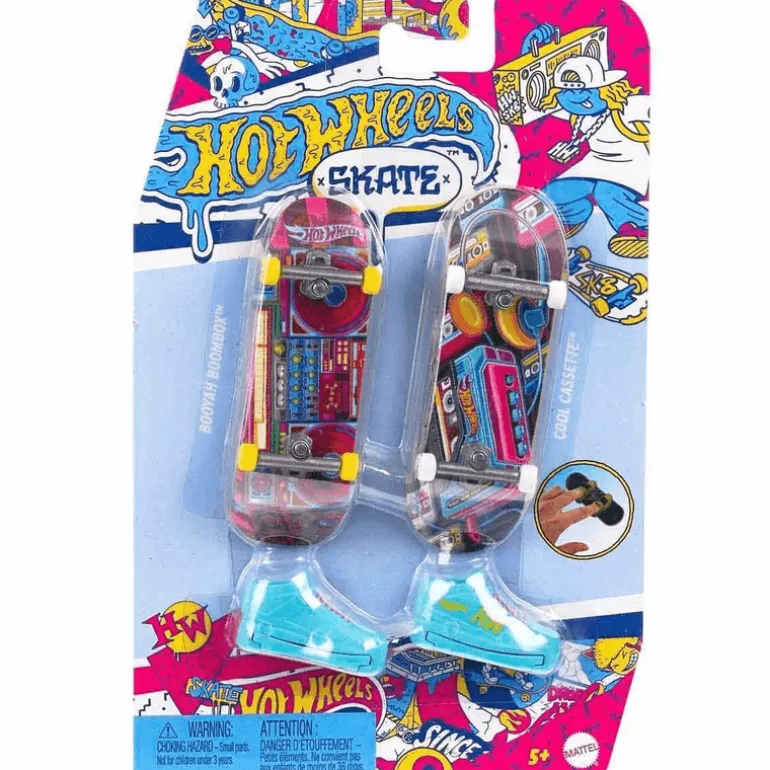 Hot Wheels Skate Patineta Sneakers Retro Cool 2 Pack