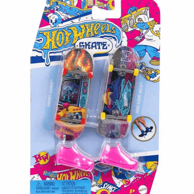 Hot Wheels Skate Patineta Sneakers Retro 2 Pack