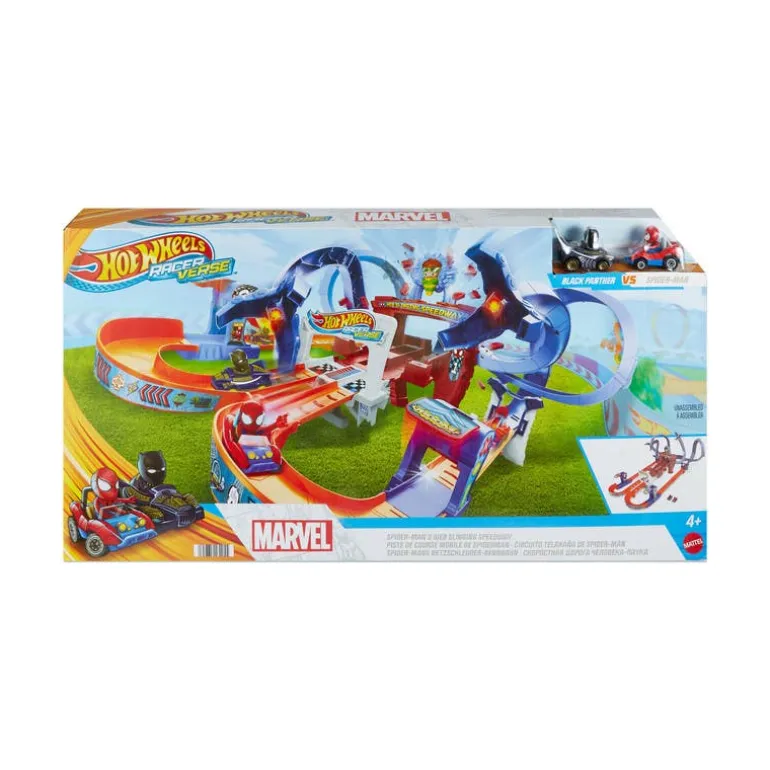 Hot Wheels Spiderman Pista Máxima Velocidad