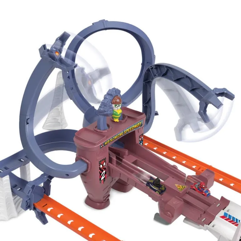 Hot Wheels Spiderman Pista Máxima Velocidad
