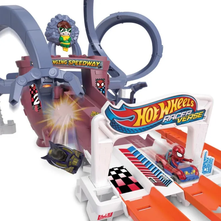 Hot Wheels Spiderman Pista Máxima Velocidad