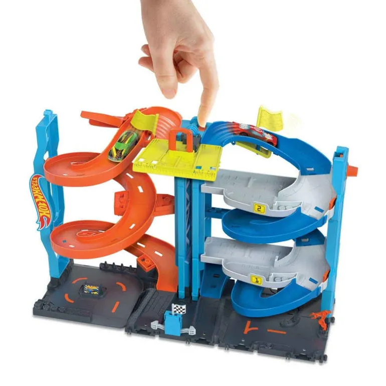Hot Wheels Torre de Carreras Doble Altura Doble Retto