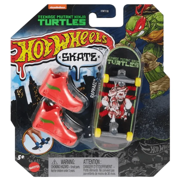 Hot Wheels Tortugas Ninja Skate Fingerboard Rafael
