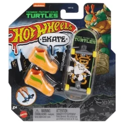 Hot Wheels Tortugas Ninja Skate Fingerboard Miguel Angel