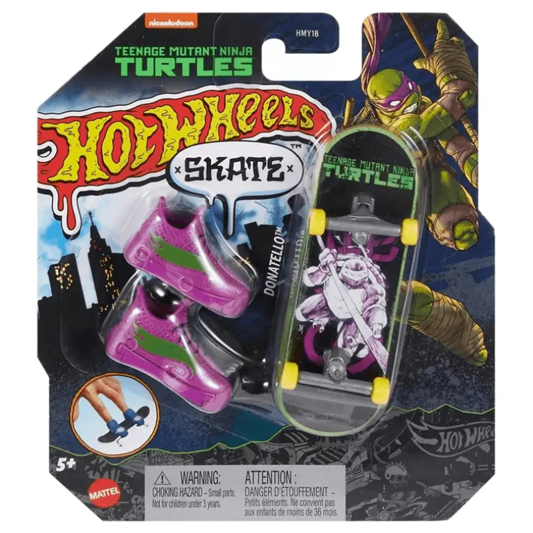 Hot Wheels Tortugas Ninja Skate Fingerboard Donatello