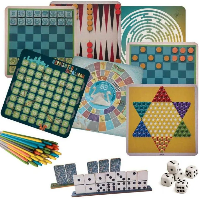 Juegos de Mesa Clásicos 10 en 1