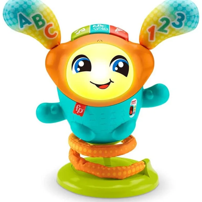 Juguete para Bebés Fisher-Price Dj Bouncy Salta y Aprende con Luces y Sonido
