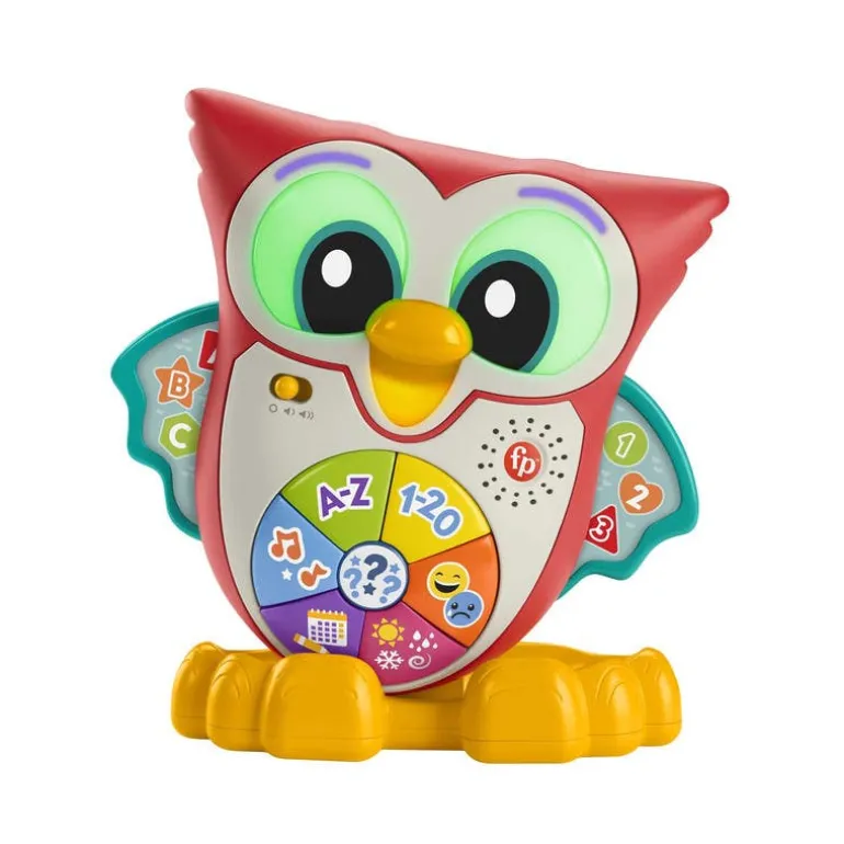 Juguete para Bebés Fisher-Price Búho con Luces, Sonido y con Textura Linkimals