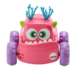 Juguete para Bebés Fisher-Price Cochesito Monstruo Rosa Presiona y Persigue