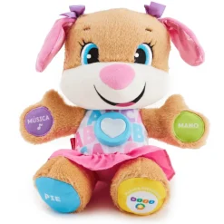 Juguete para Bebés Fisher-Price Hermanita Abrazable con Sonidos y Canciones con Etapas de Aprendizaje