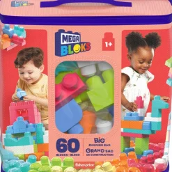 Juguete para Bebés Mega Bloks Bolsa de 60 Piezas-1