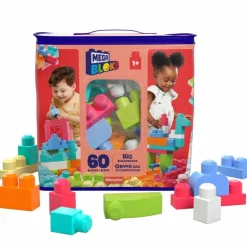 Juguete para Bebés Mega Bloks Bolsa de 60 Piezas-1