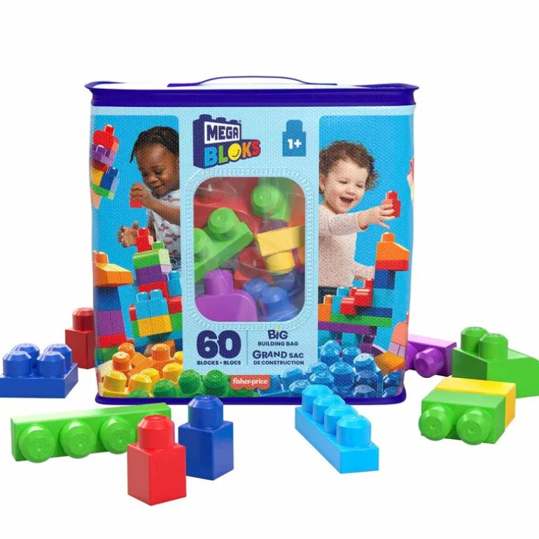 Juguete para Bebés Mega Bloks Bolsa de 60 Piezas