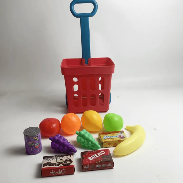 Juguete Pre Escolar Carrito de Mandado con Accesorios