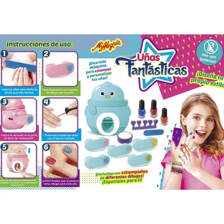 Juguetes Mi Alegría Uñas fantasticas Azul