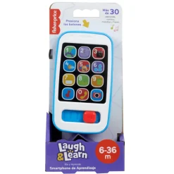 Juguetes para Bebés Fisher-Price Mi Primer Smartphone Azul, Crece Conmigo