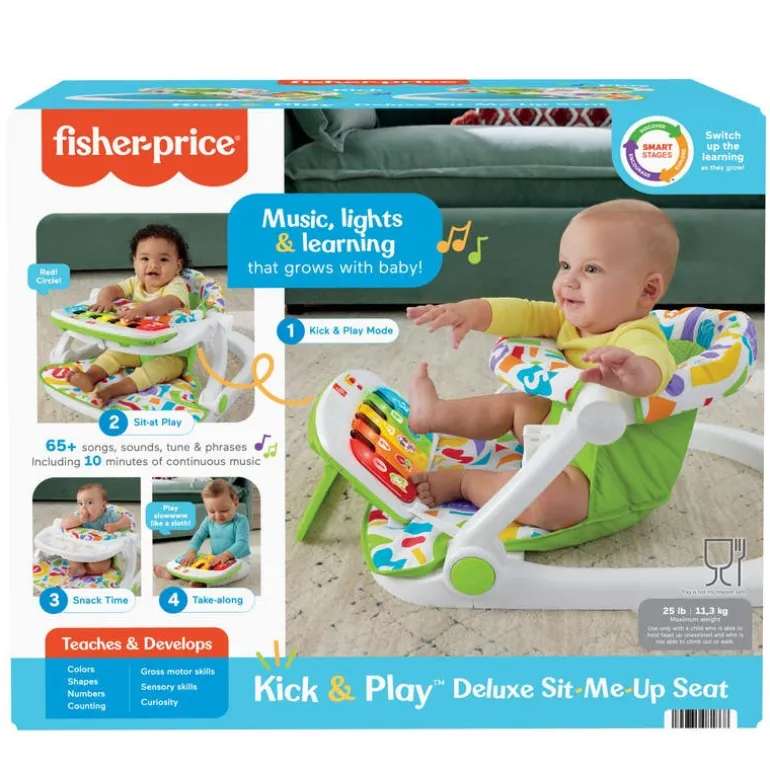 Juguetes para Bebés Fisher-Price Mecedora 3 en 1 Piano Pataditas