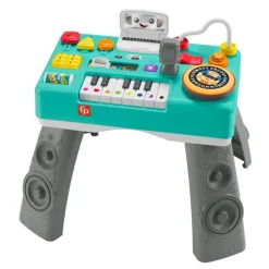 Juguetes para Bebés Fisher-Price Mesa Músical con Piano con 3 modos de Sonido y Mix de Dj