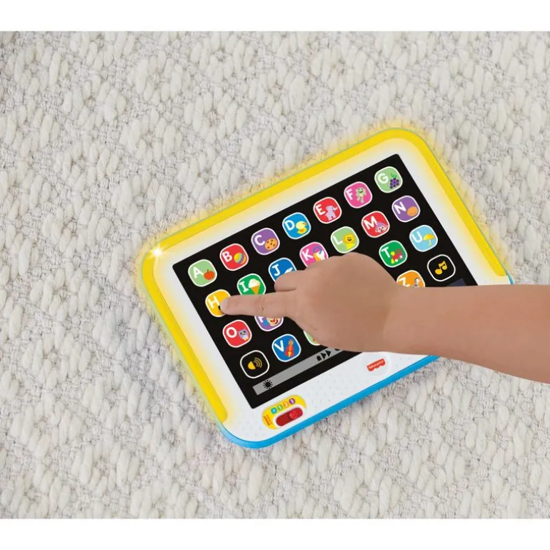 Juguetes para Bebés Fisher-Price Mi Primer Tablet Azul, Crece Conmigo