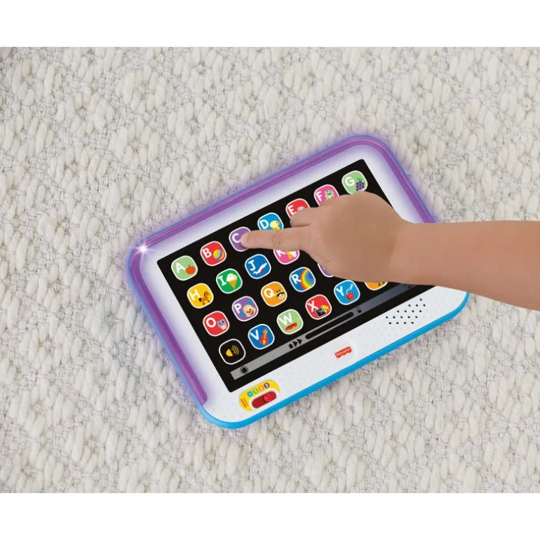 Juguetes para Bebés Fisher-Price Mi Primer Tablet Azul, Crece Conmigo