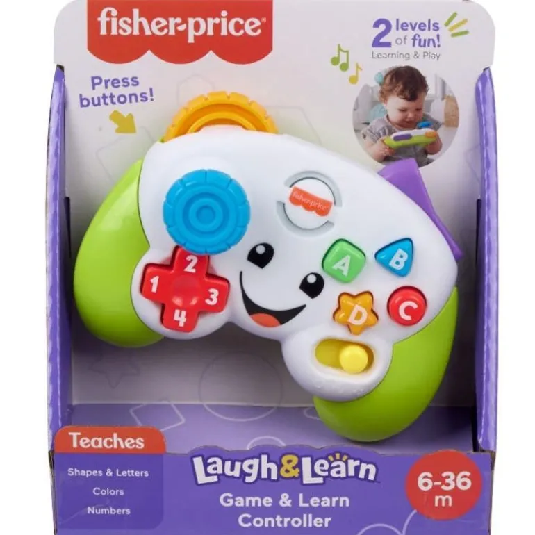 Juguetes para Bebés Fisher-Price Control de Videojuego Juega y Aprende