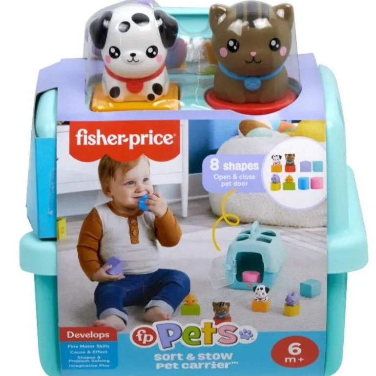 Juguetes para Bebés Fisher-Price Mis Bloques de Mascotas