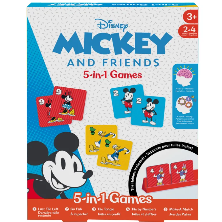 Juguetes Pre Escolar Disney Juego de Mesas 5 en 1