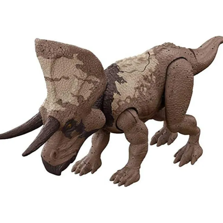 Jurassic World Dinosaurio de Colección Zuniceratops Mordida Mortal Con Código de Realidad Aumentada