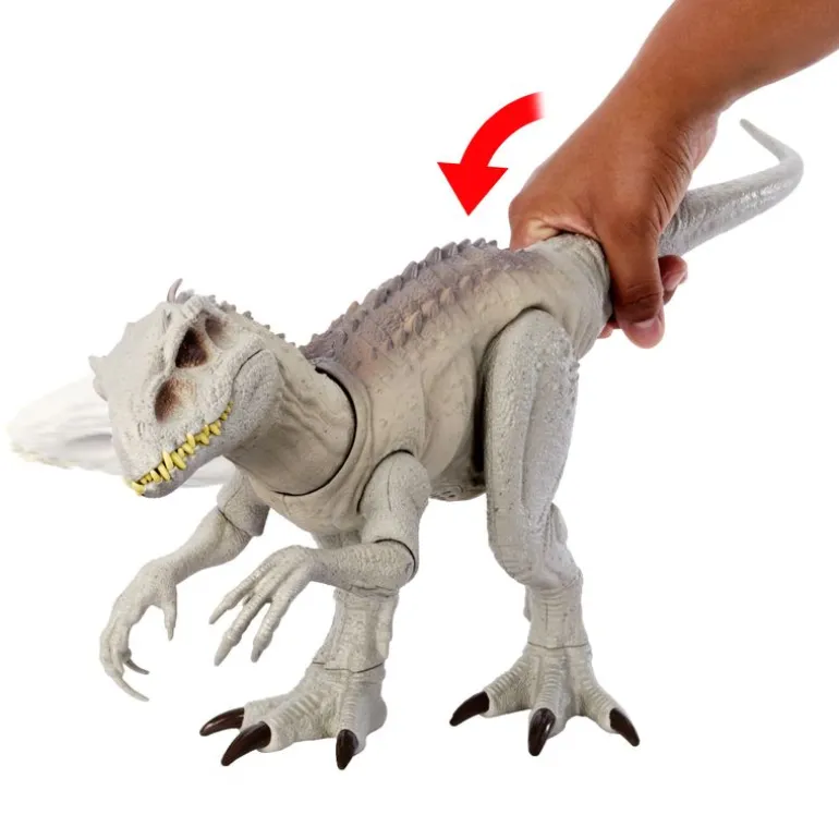 Jurassic World Dinosaurio de Colección Indominus Rex Mordida Mortal Con Código de Realidad Aumentada HNT63