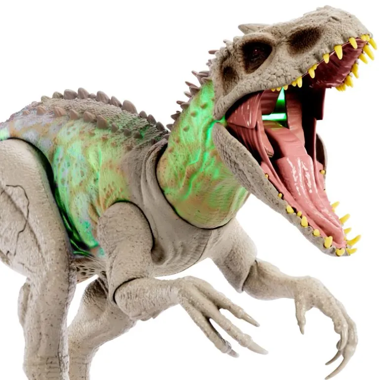 Jurassic World Dinosaurio de Colección Indominus Rex Mordida Mortal Con Código de Realidad Aumentada HNT63