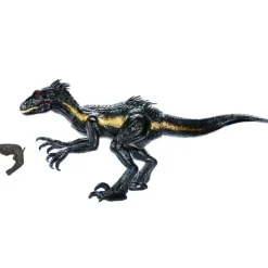 Jurassic World Dinosaurio de Colección Indo Raptor con 3 Modalidades de Ataque