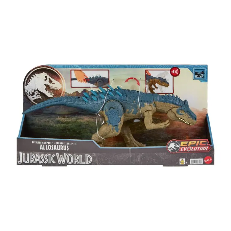 Jurassic World Dinosaurio Allosaurus HRX50